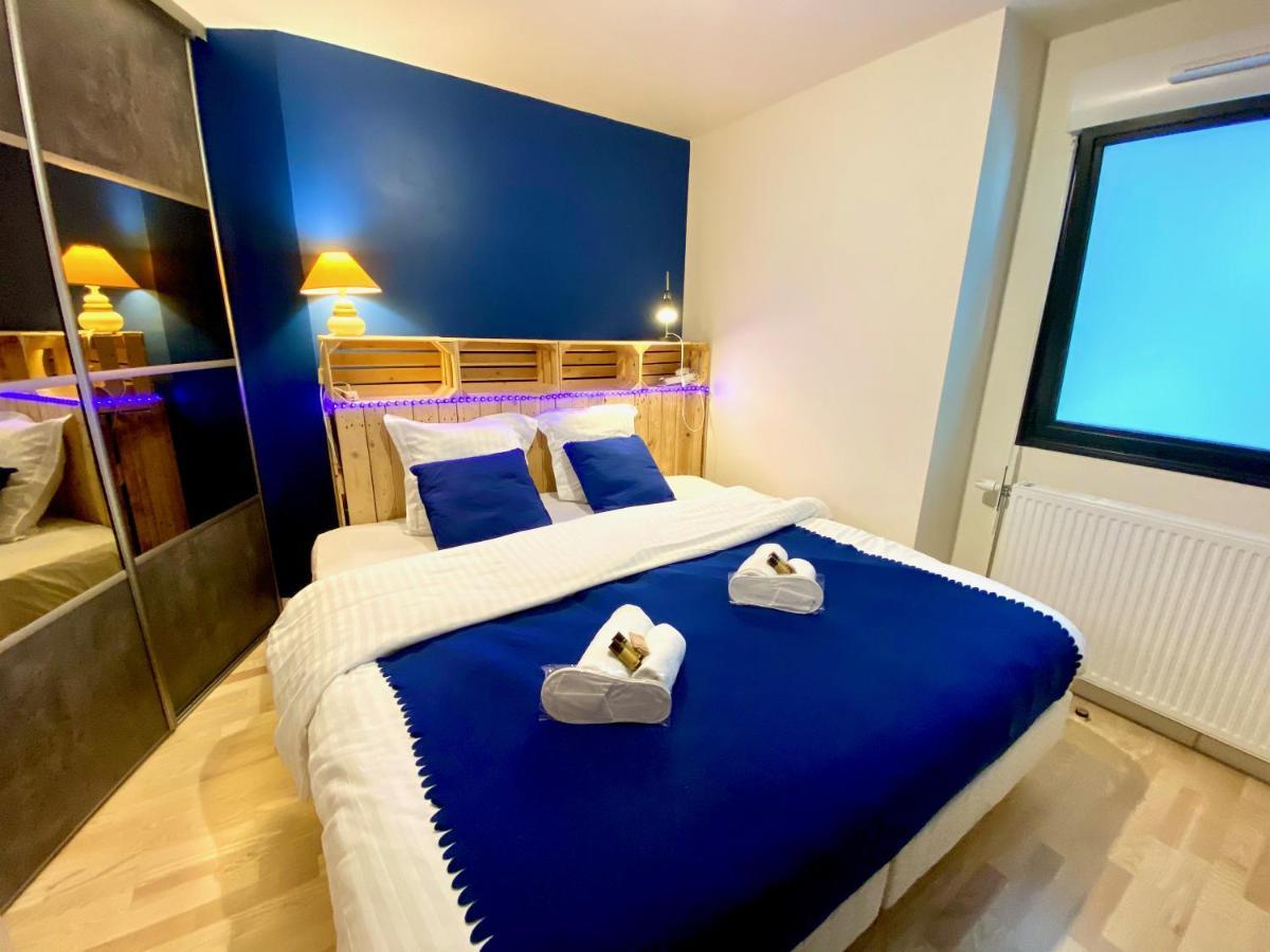 Le Neptune, Appartement Avec Parking Et Jardin Proche Universite Caen Kültér fotó